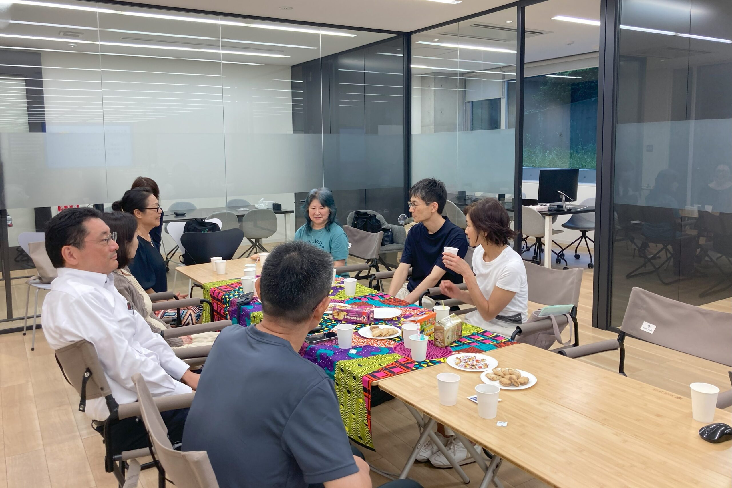 ロシナンテお茶会の様子